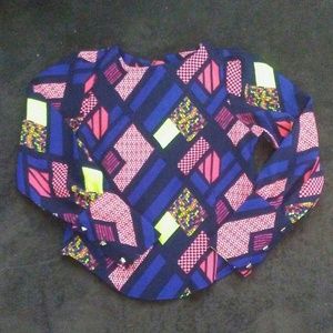 Geometric pattern blouse